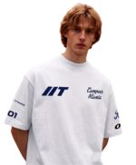 IIT Campus Mania Men’s Oversized Streetwear Casual Graphic Printed T-Shirt - Image 3