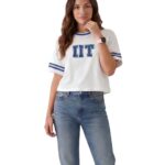IIT Delhi Edition Women’s Oversized Crop Casual Streetwear T-Shirt