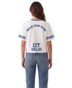 IIT Delhi Edition Women’s Oversized Crop Casual Streetwear T-Shirt - Image 2