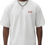 SXV IITD Car Oversized Heavyweight Cotton Streetwear T-Shirt Men